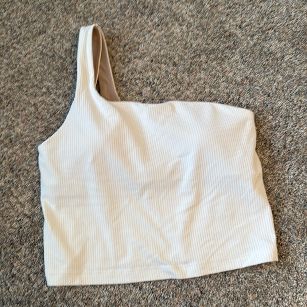 Lululemon Ribbed Asymmetrical Yoga Tank Top